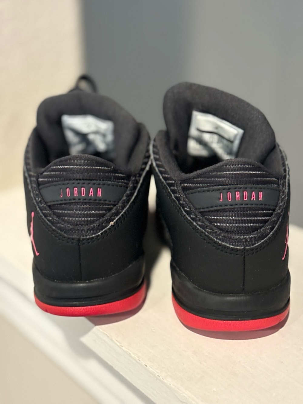 Nike Jordan Flight Origin Black/Fuchsia/ 921199-009 Toddler Size 12C - Picture 7 of 9